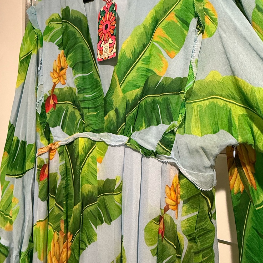 Farm Rio Fresh Banana Tropical  Maxi Dress 🍌 🌴 - Picture 5 of 8